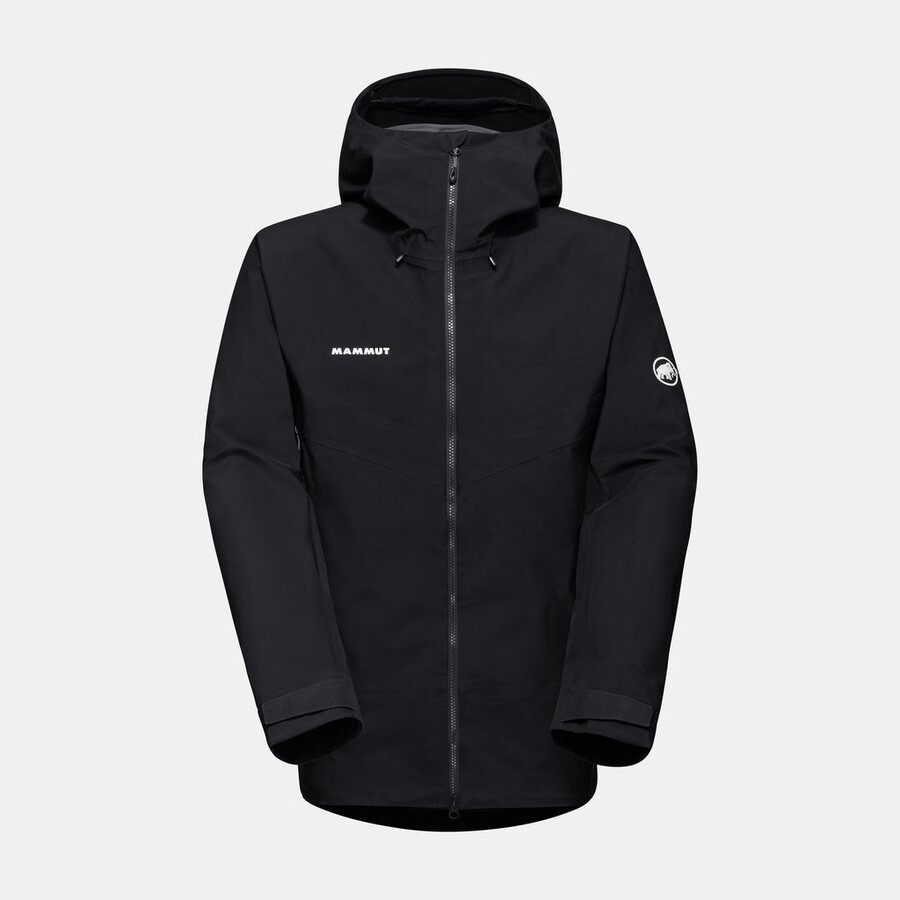 jaqueta com capuz crater iv hs masculina cor prata sálvia-strata