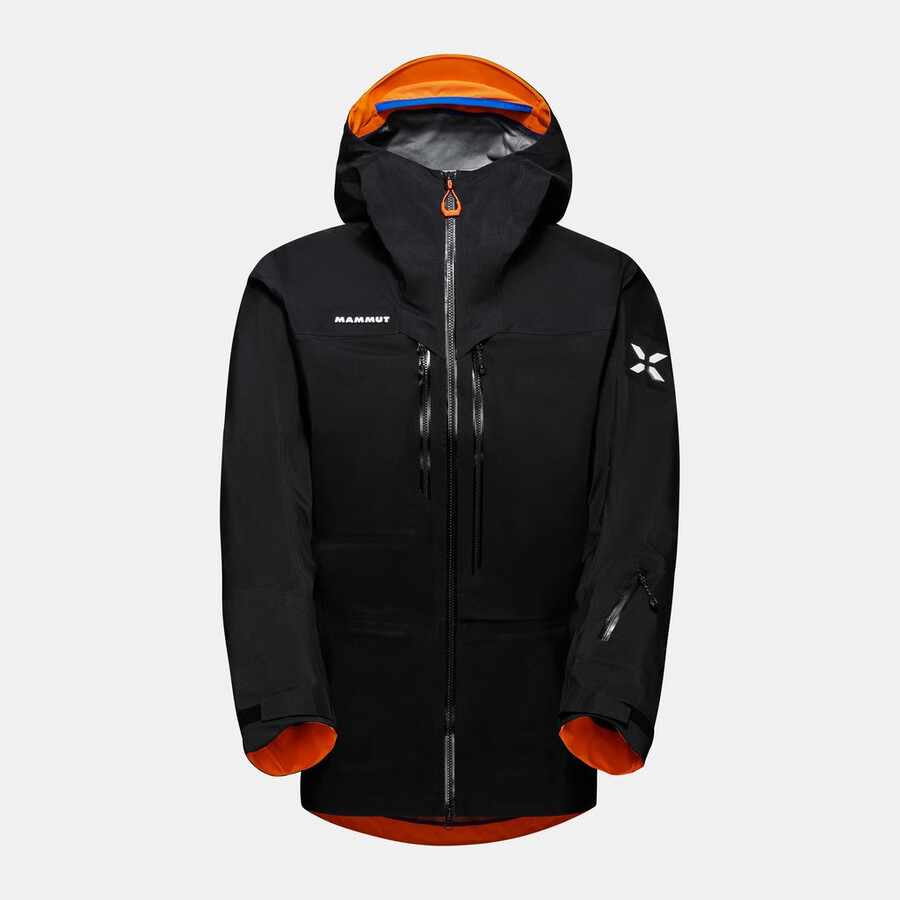 jaqueta com capuz eiger free advanced hs masculina preta