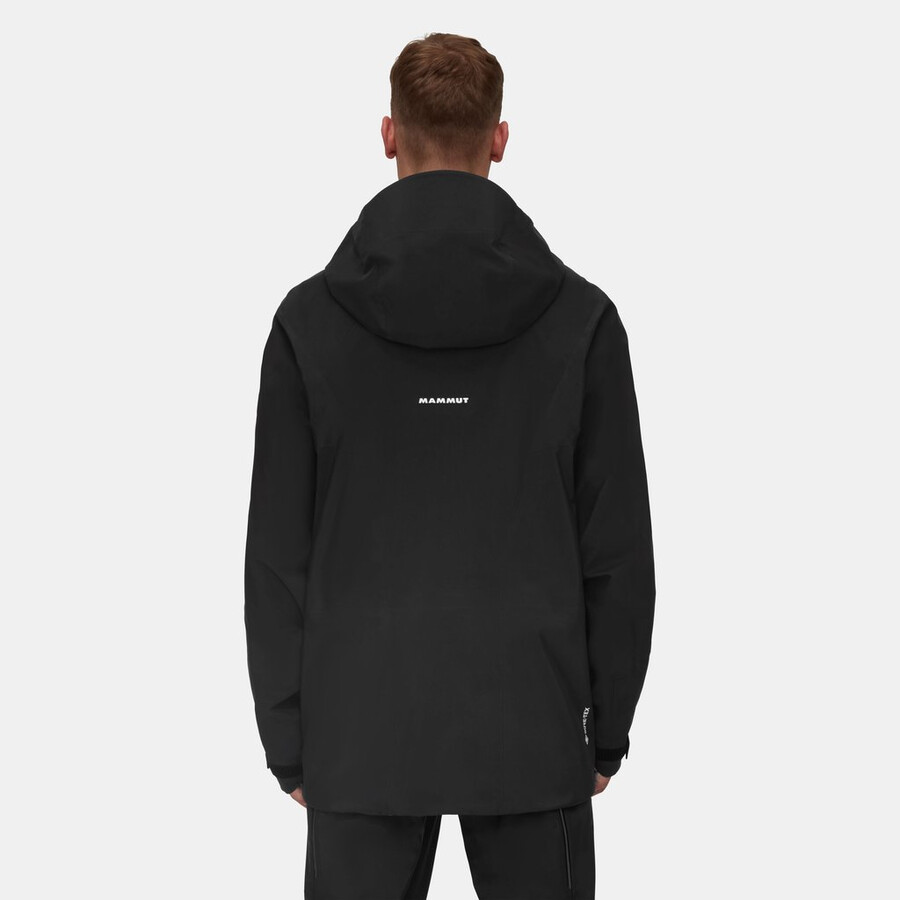 jaqueta com capuz eiger free advanced hs masculina preta