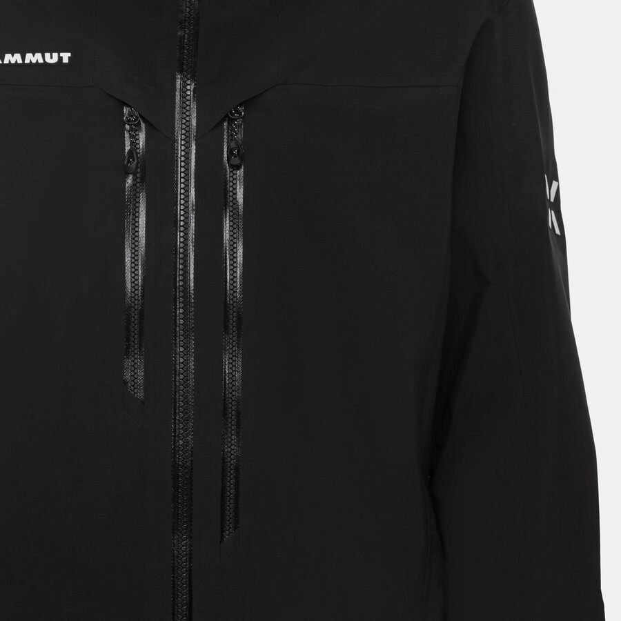 jaqueta com capuz eiger free advanced hs masculina preta