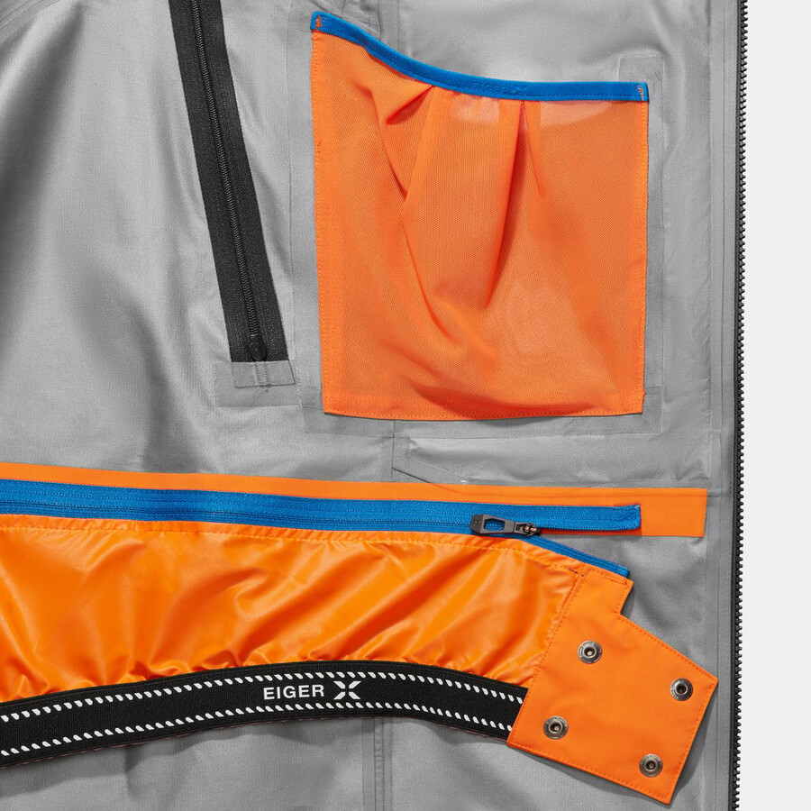 jaqueta com capuz eiger free advanced hs masculina preta