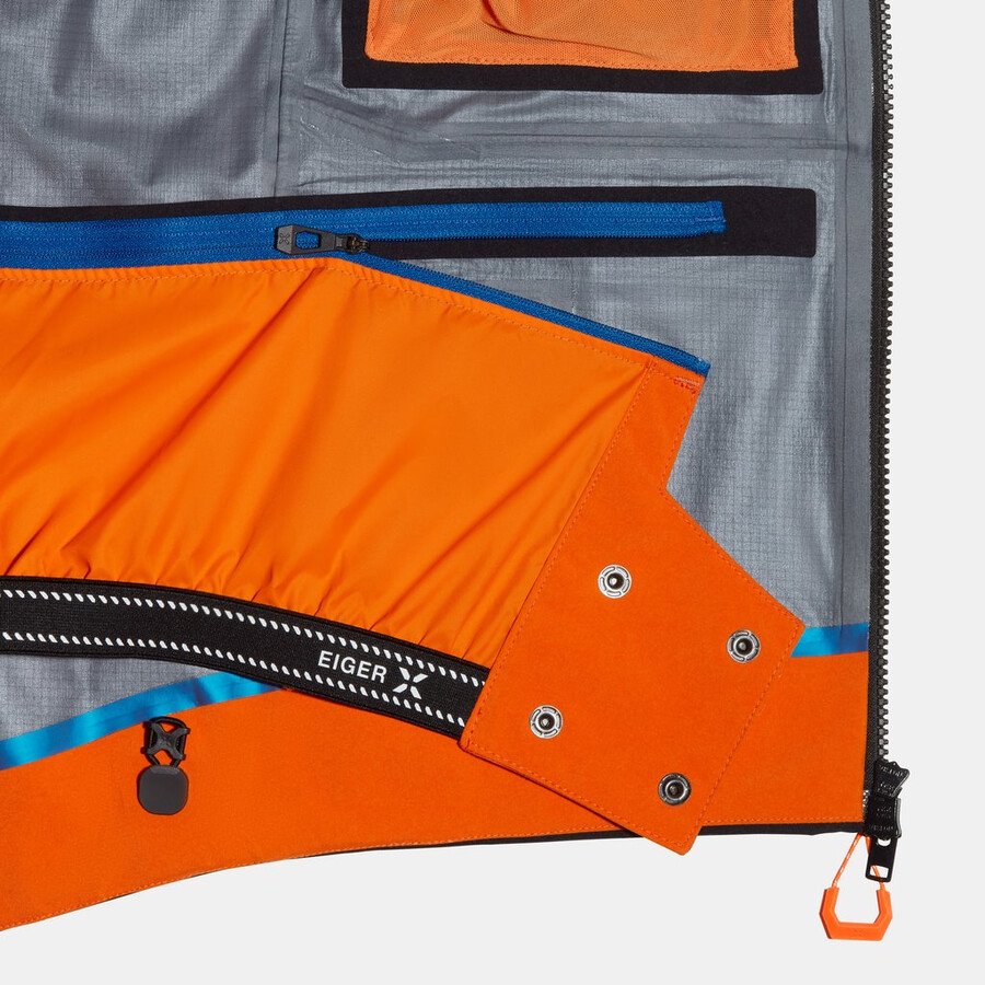jaqueta com capuz eiger free pro hs masculina preta