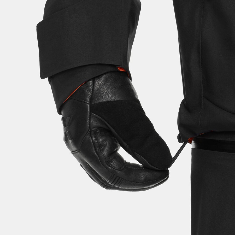 jaqueta com capuz eiger free pro hs masculina preta