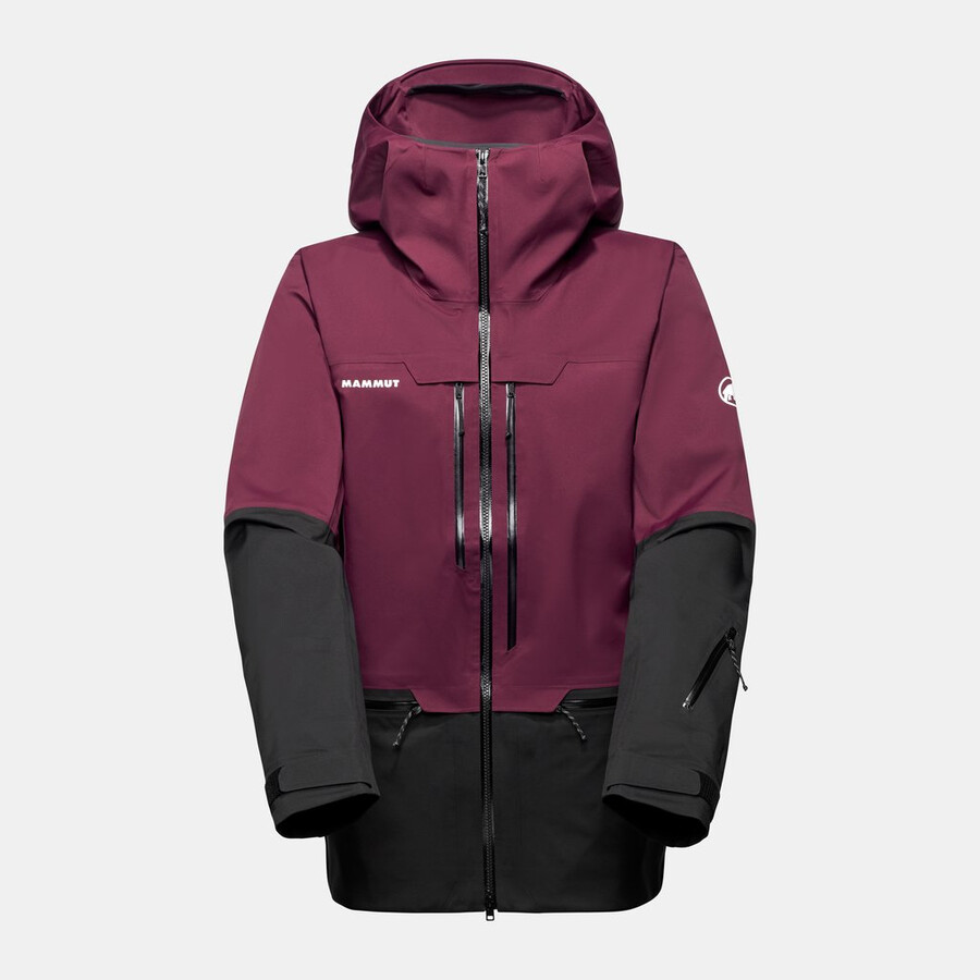 jaqueta com capuz haldigrat hs masculina vin-preta