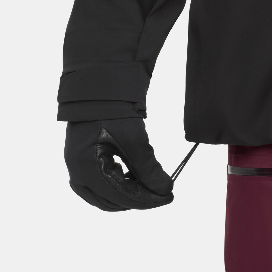 jaqueta com capuz haldigrat hs masculina vin-preta