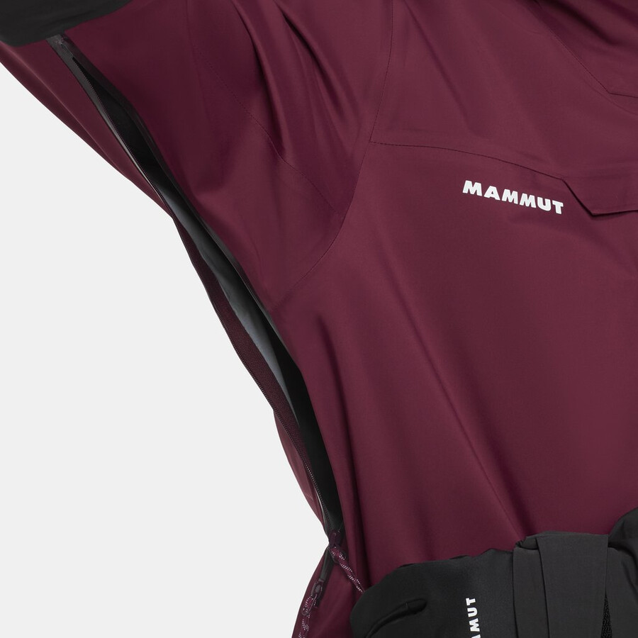 jaqueta com capuz haldigrat hs masculina vin-preta