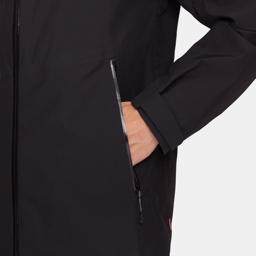 jaqueta com capuz alto light hs masculina cor lavanda
