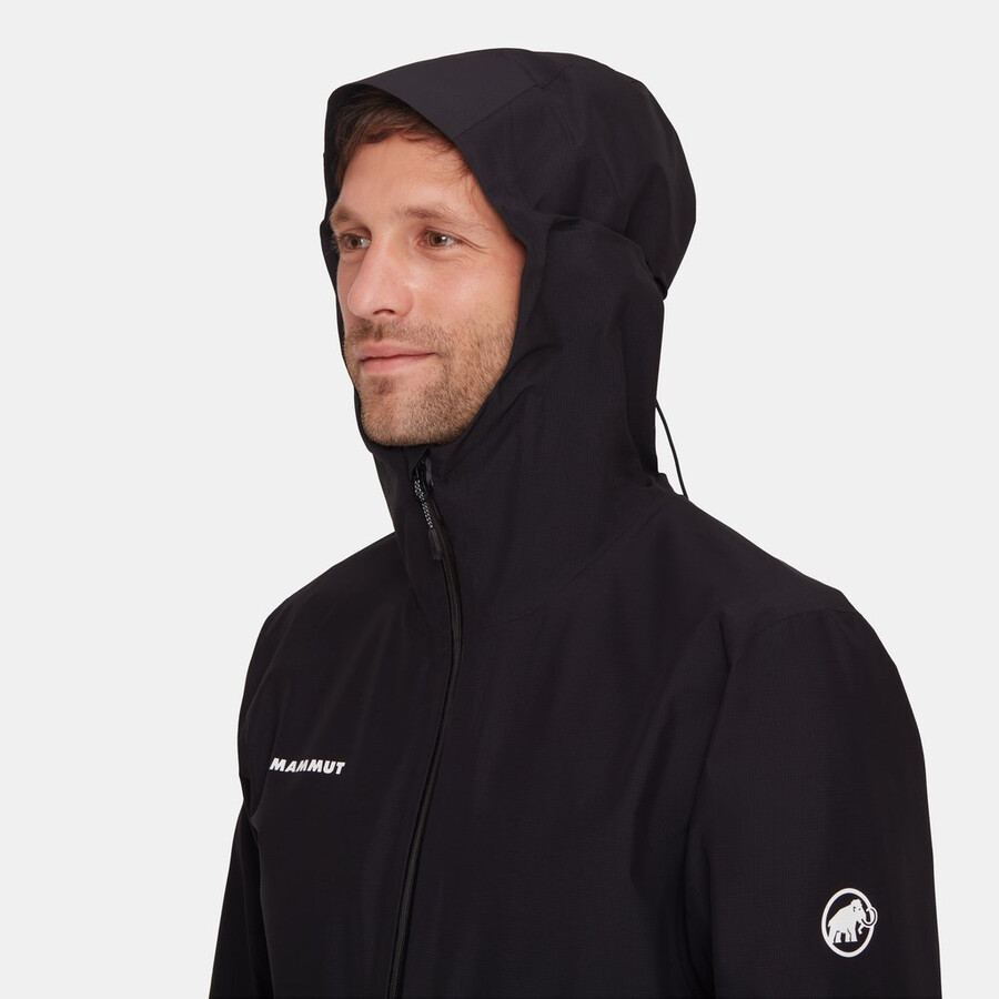 jaqueta com capuz alto light hs masculina cor lavanda