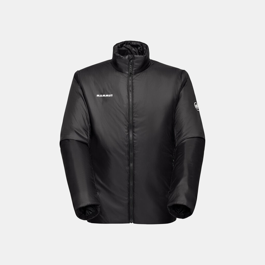 jaqueta com capuz alto light 3 em 1 hs masculina azul-petróleo escuro e preto.