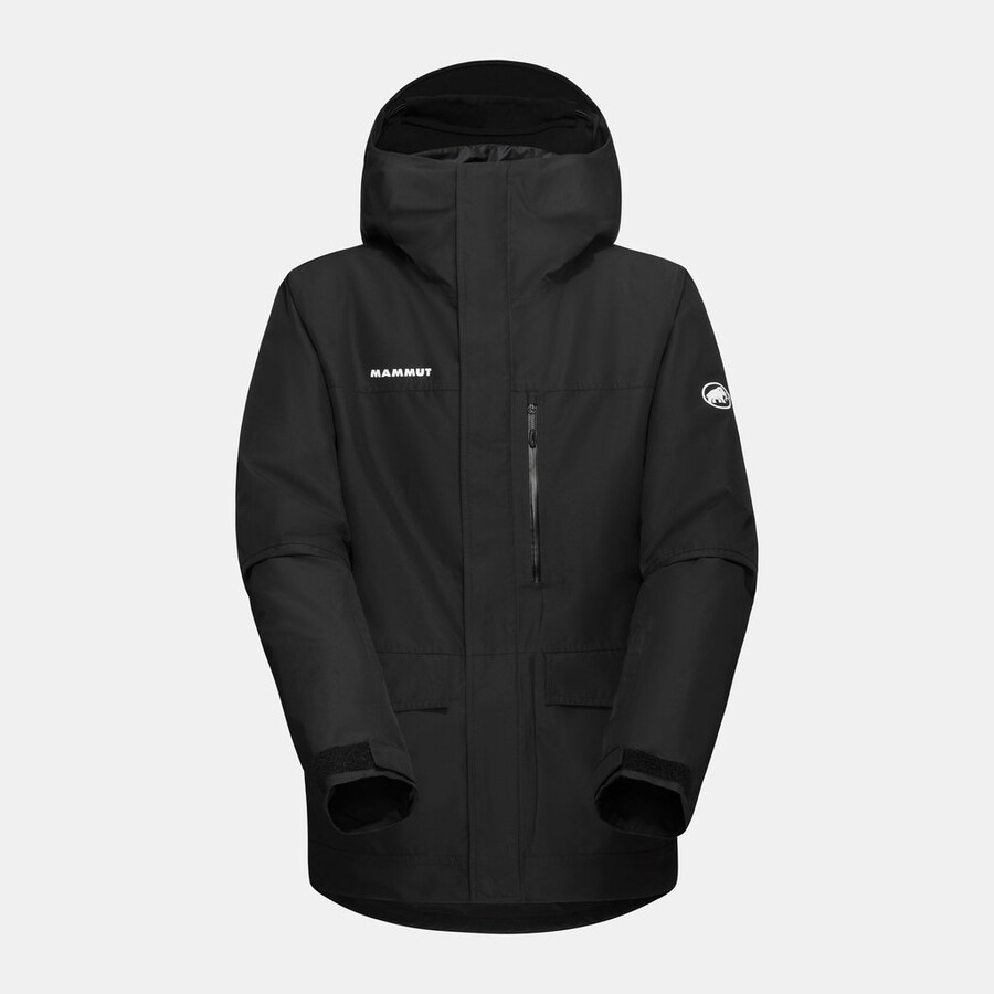 jaqueta com capuz fall line hs thermo masculina preta