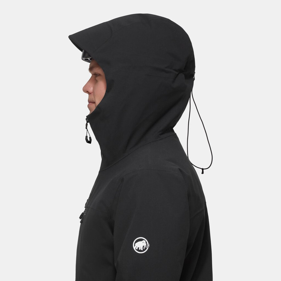 jaqueta com capuz stoney hs thermo masculina estilo marinho