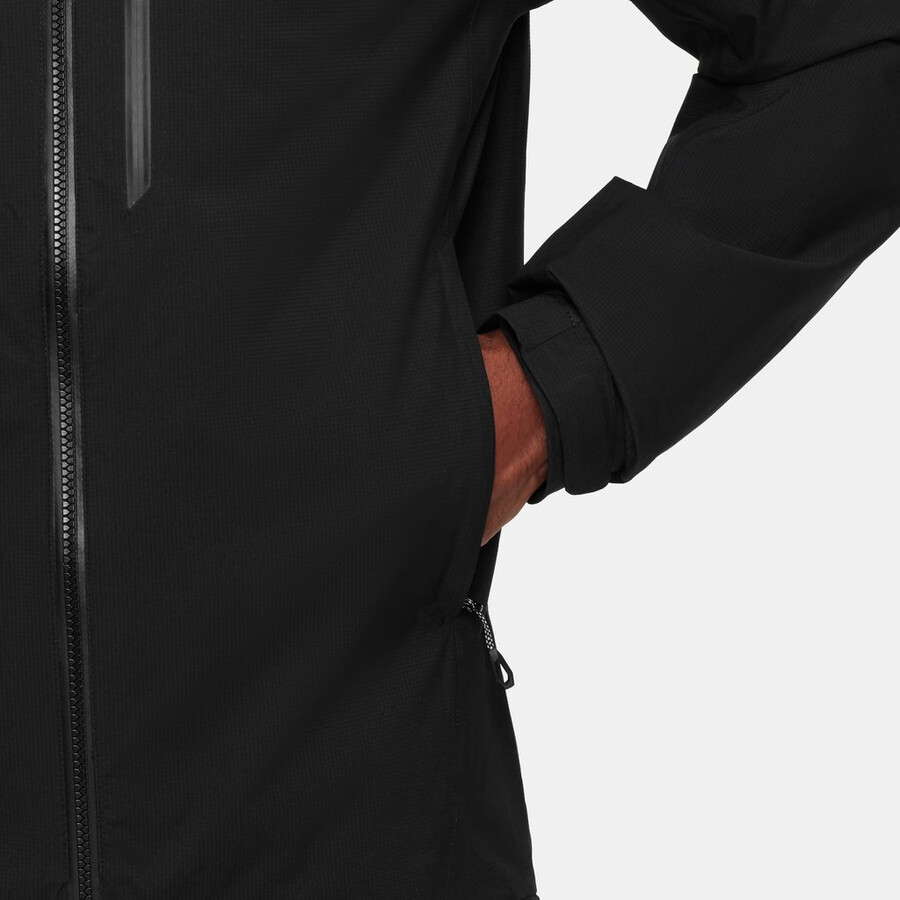 jaqueta com capuz freeflight hs thermo para homem cor verde-azulado escuro.
