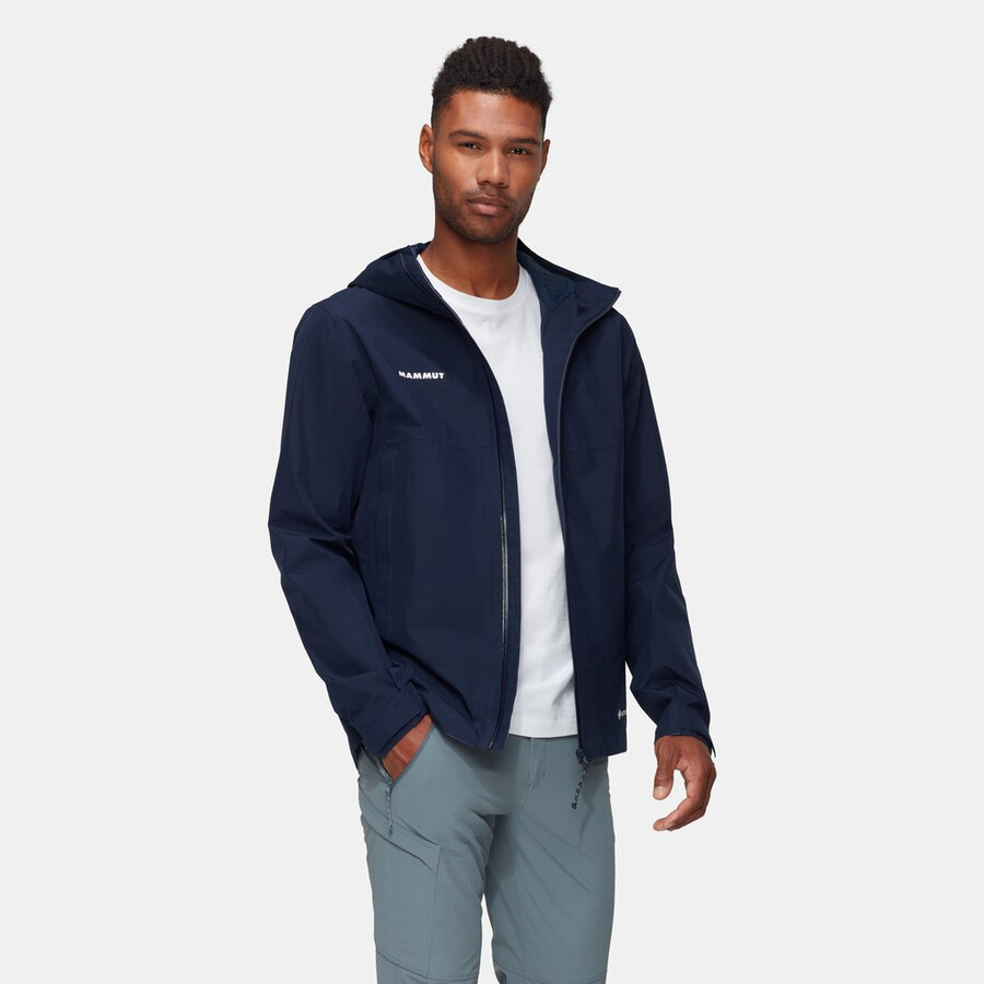 jaqueta com capuz treeline hs masculina cor prata sálvia