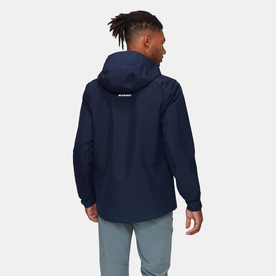 jaqueta com capuz treeline hs masculina cor prata sálvia