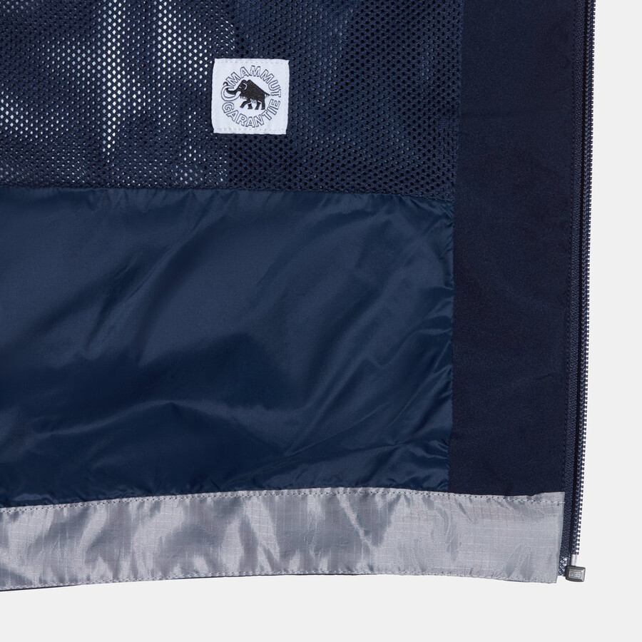 jaqueta com capuz treeline hs masculina cor prata sálvia