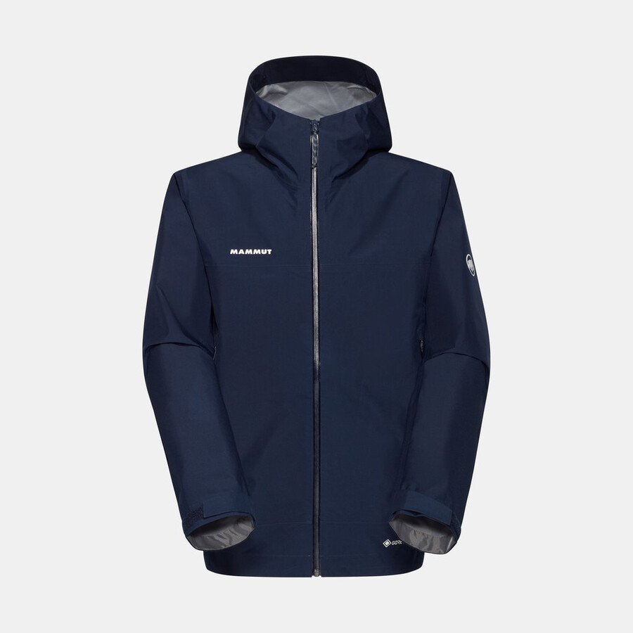 jaqueta com capuz crater light hs masculina mammut vermelha
