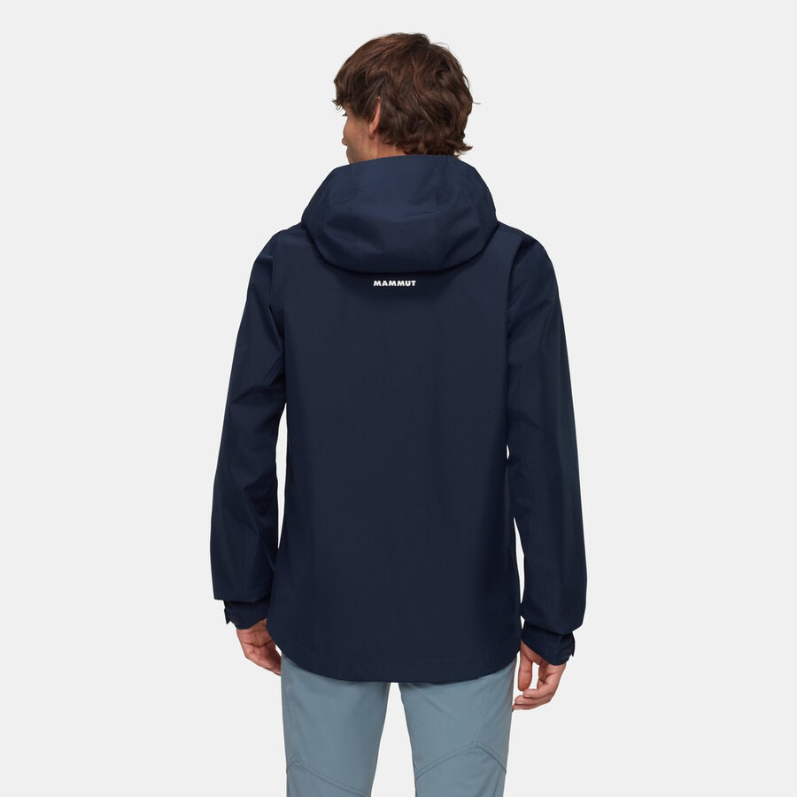 jaqueta com capuz crater light hs masculina mammut vermelha