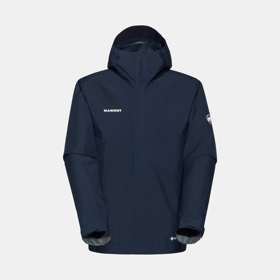 jaqueta com capuz treeline light hs masculina cor marine.