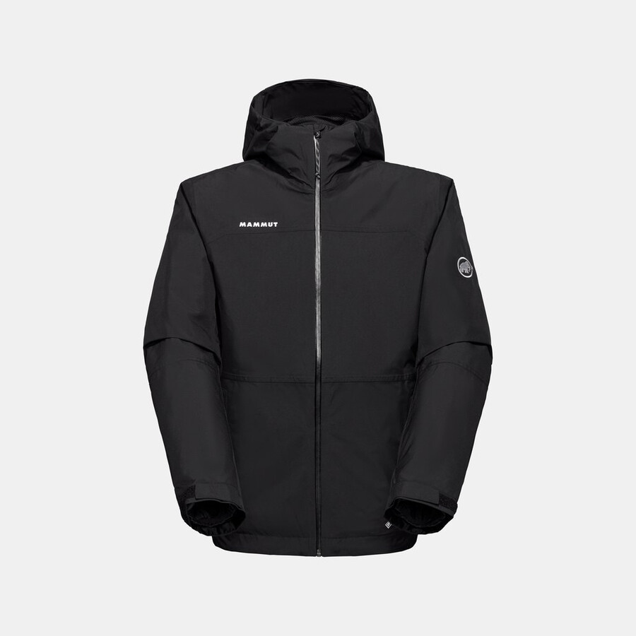 jaqueta com capuz treeline 3 em 1 hs masculina vin-preta