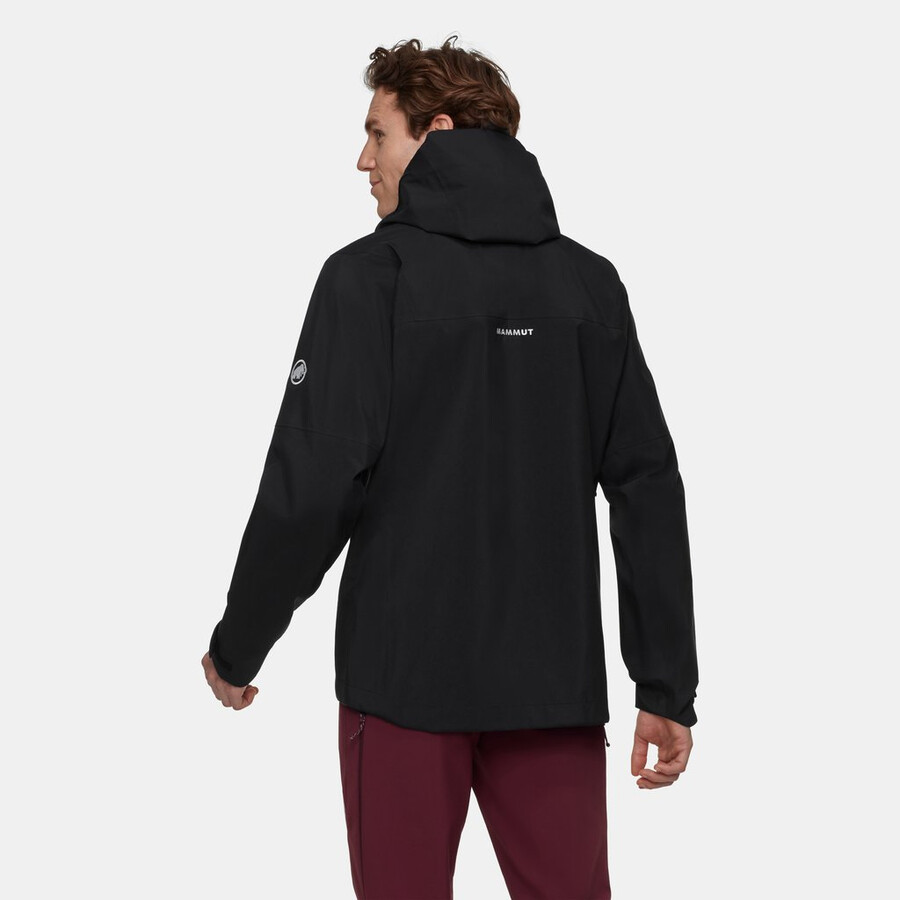 jaqueta com capuz crater pro hs masculina cor vin-preta