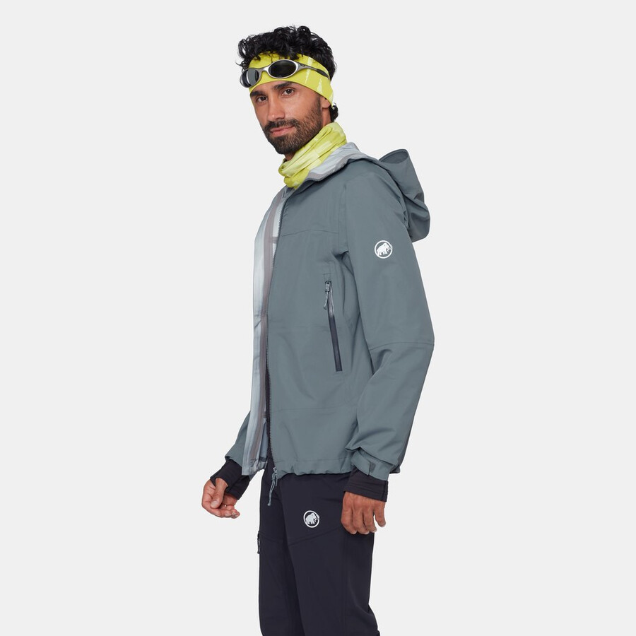 jaqueta com capuz alto guide hs masculina strata