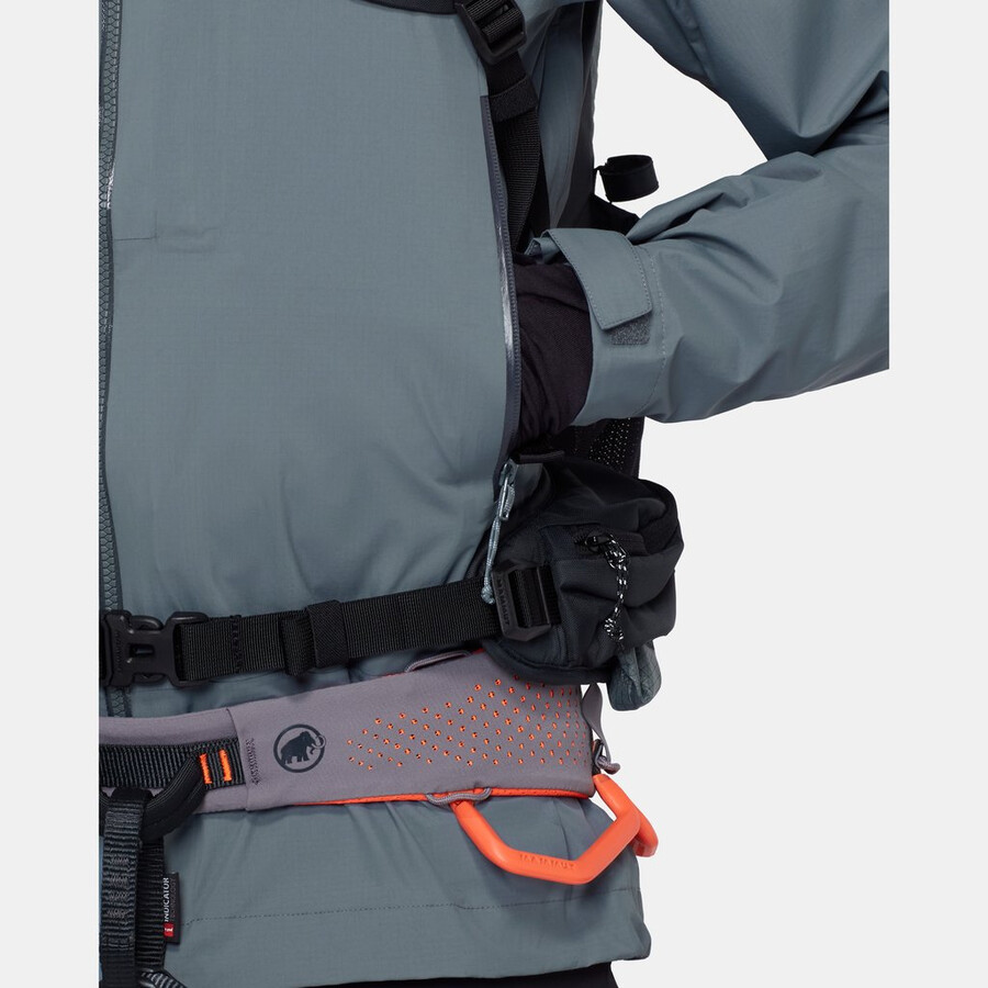 jaqueta com capuz alto guide hs masculina strata