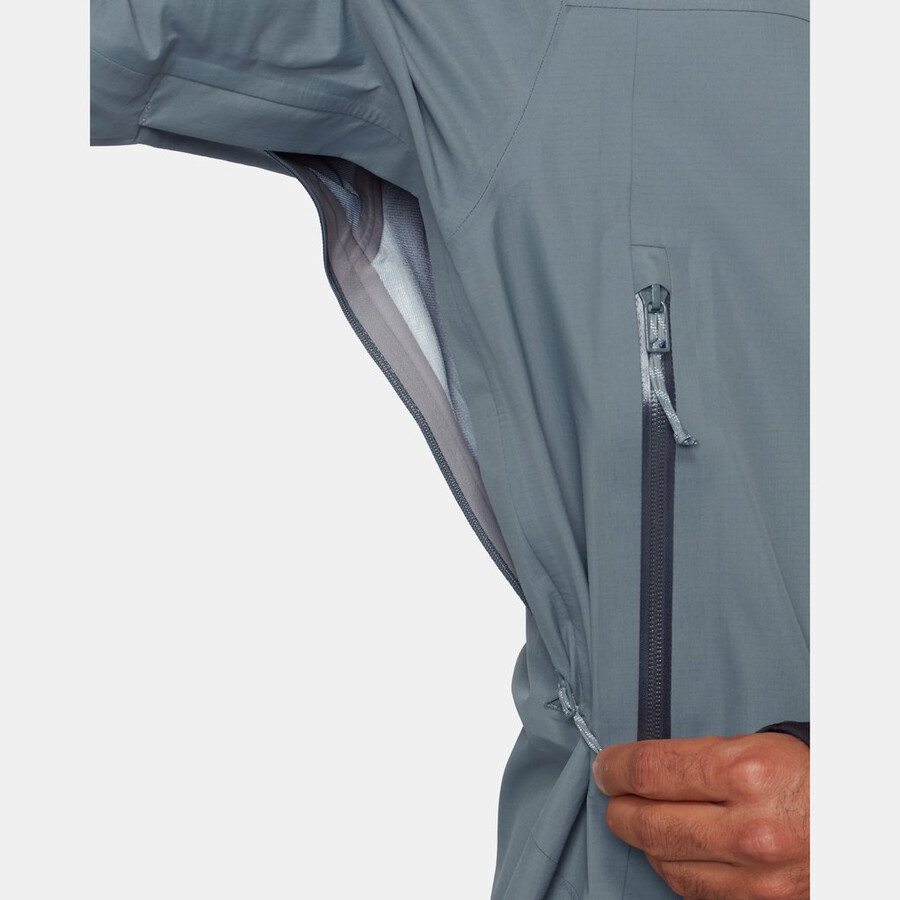 jaqueta com capuz alto guide hs masculina strata