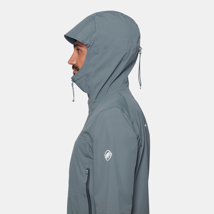 jaqueta com capuz alto guide hs masculina strata