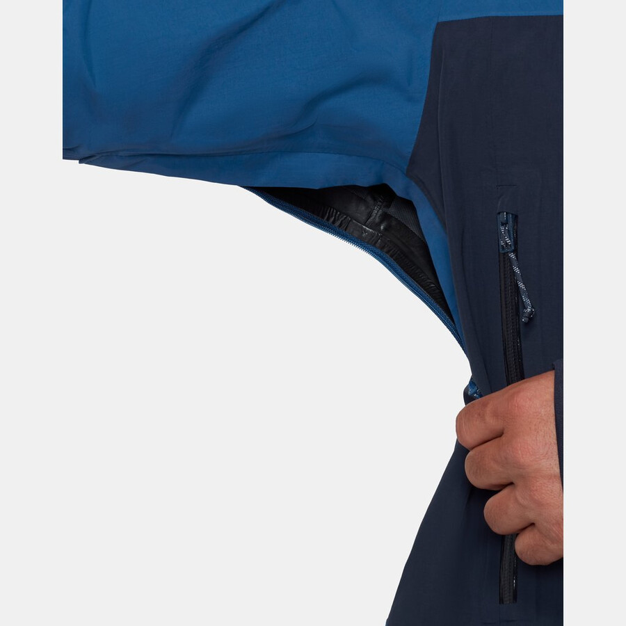 jaqueta com capuz crag hs masculina tschiel-marine