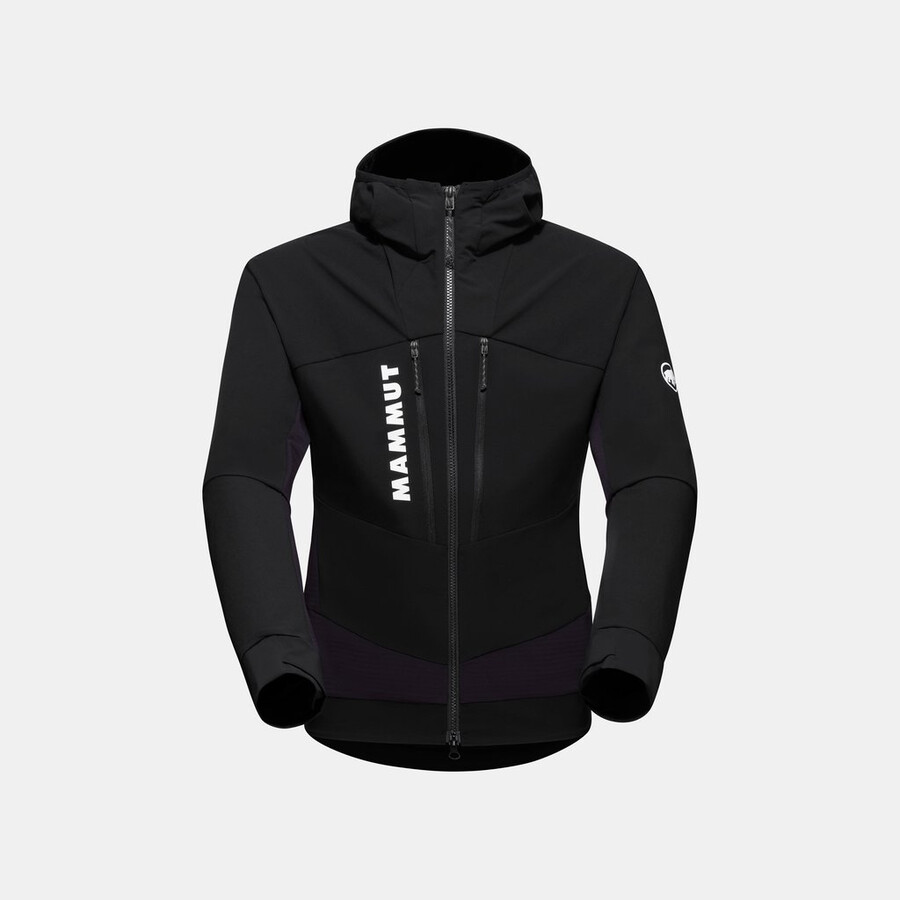 jaqueta com capuz híbrida aenergy so masculina preta