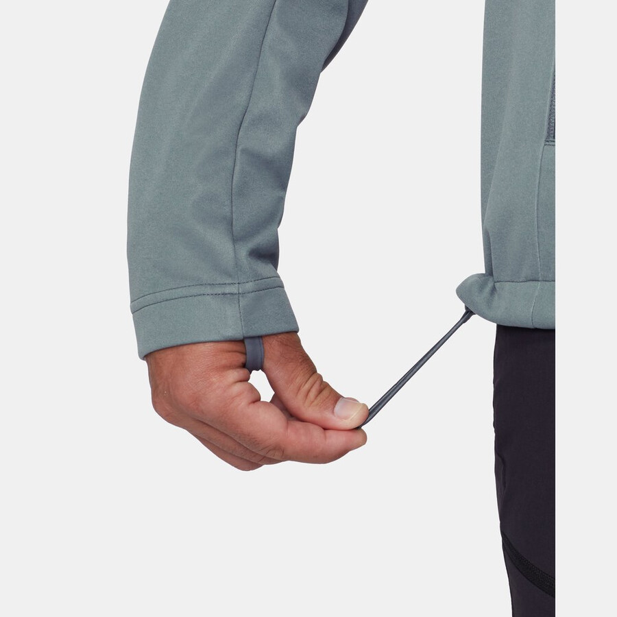 jaqueta com capuz ultimate viii so masculina mammut vermelha e preta