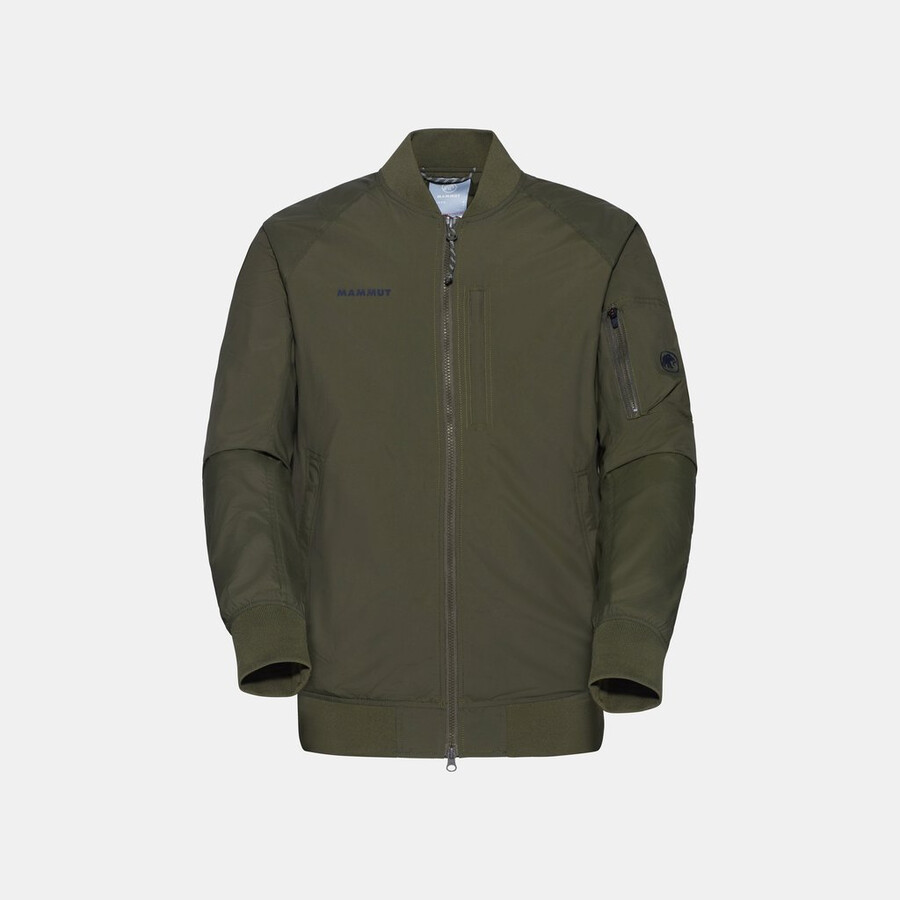 jaqueta bomber utilitária masculina preta