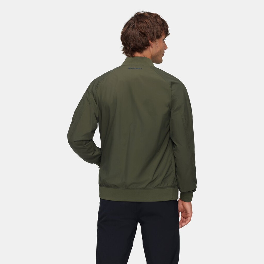 jaqueta bomber utilitária masculina preta
