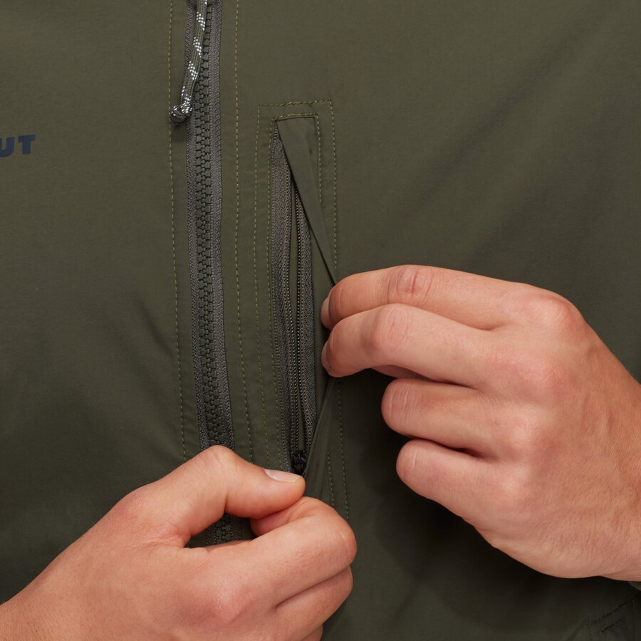 jaqueta bomber utilitária masculina preta