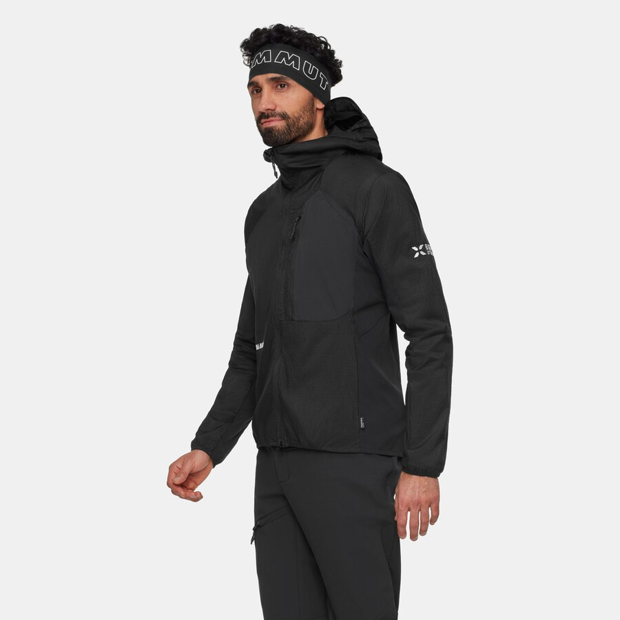jaqueta com capuz eiger nordwand advanced wb masculina preta