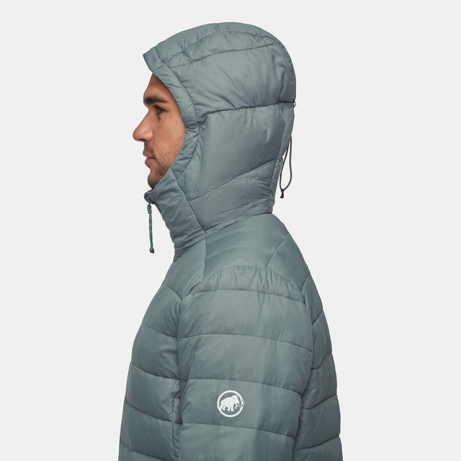 jaqueta com capuz crag in strata para homens