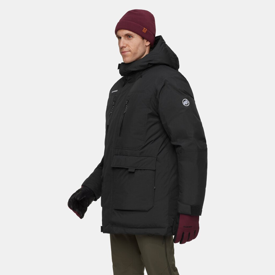 arctic in hooded parka men glacier blue-black