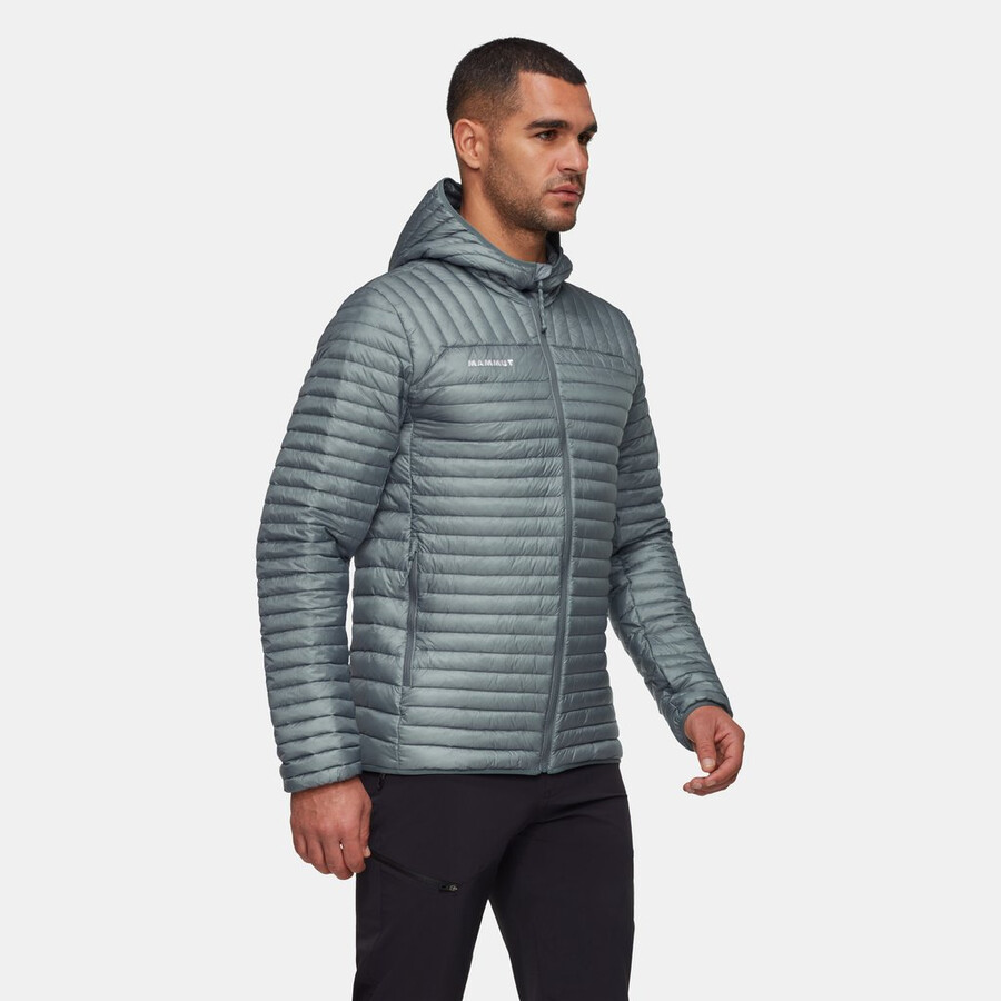 jaqueta com capuz broad peak light in para homens pinea