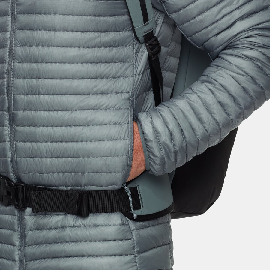 jaqueta com capuz broad peak light in para homens pinea