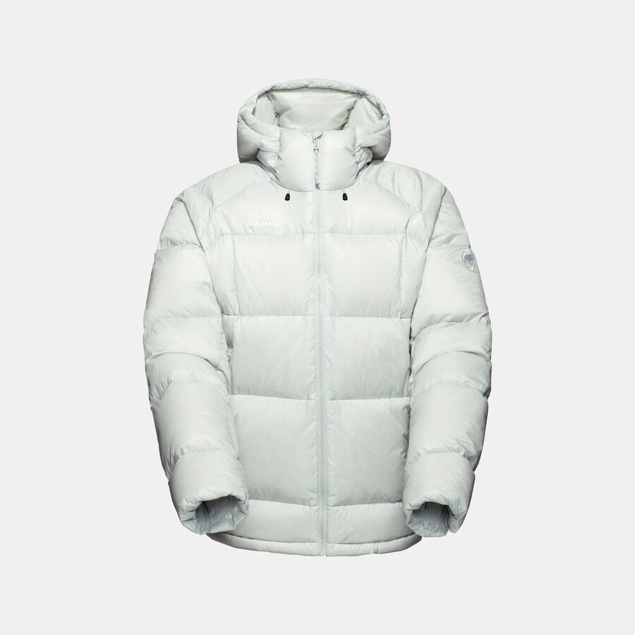 jaqueta com capuz glacier glow in masculina cor prata sálvia