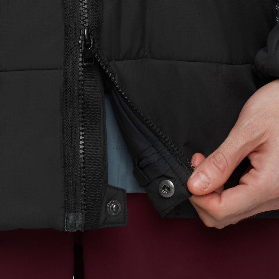 jaqueta com capuz rime pro belay in masculina cor preta.