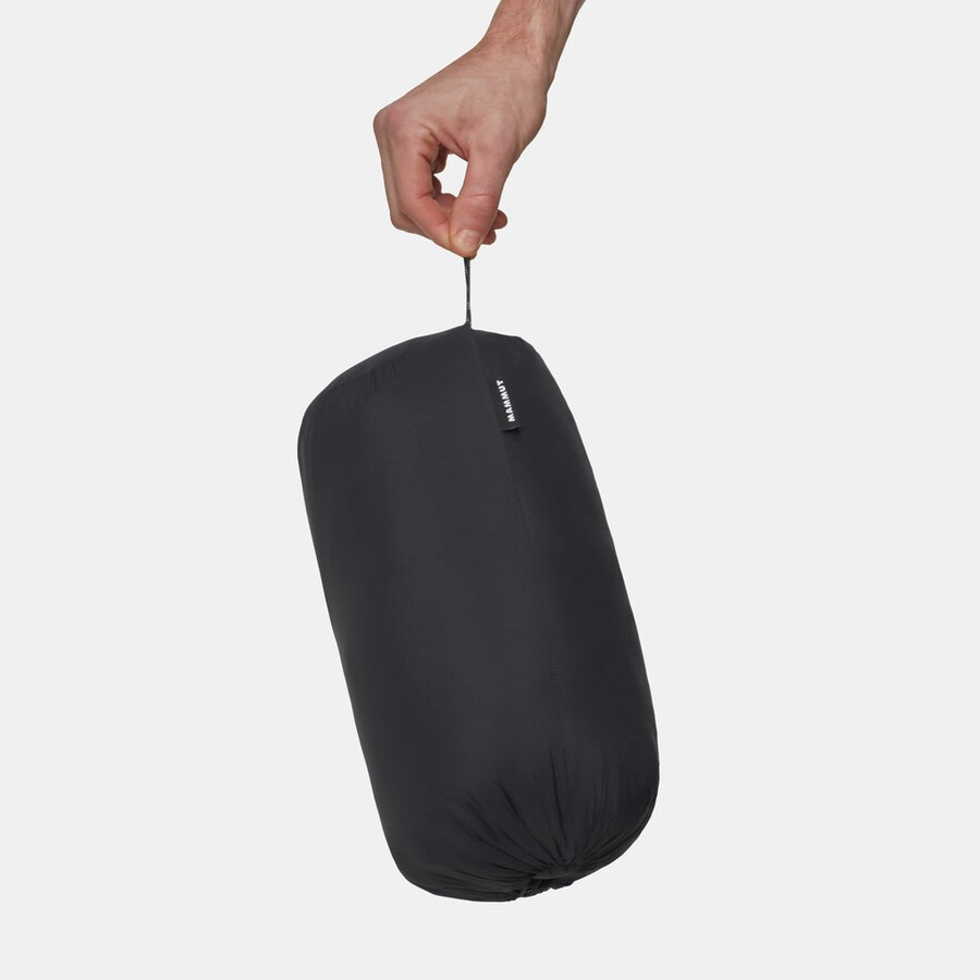 jaqueta com capuz rime pro belay in masculina cor preta.
