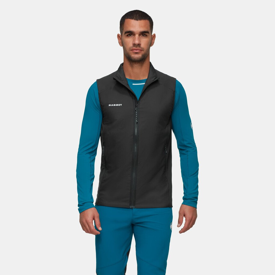 colete híbrido rime light in masculino azul-petróleo escuro e preto.