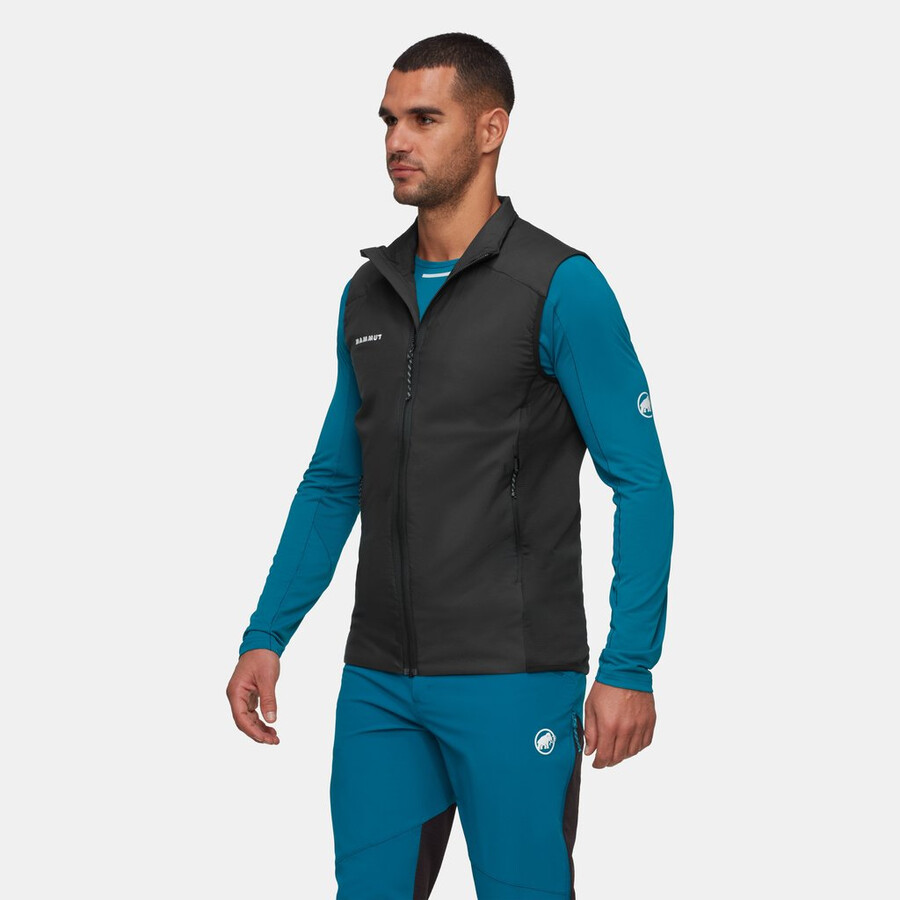 colete híbrido rime light in masculino azul-petróleo escuro e preto.