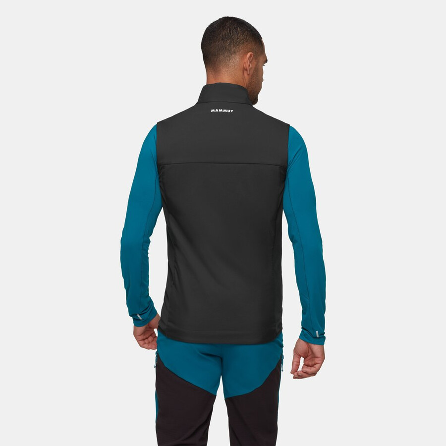 colete híbrido rime light in masculino azul-petróleo escuro e preto.