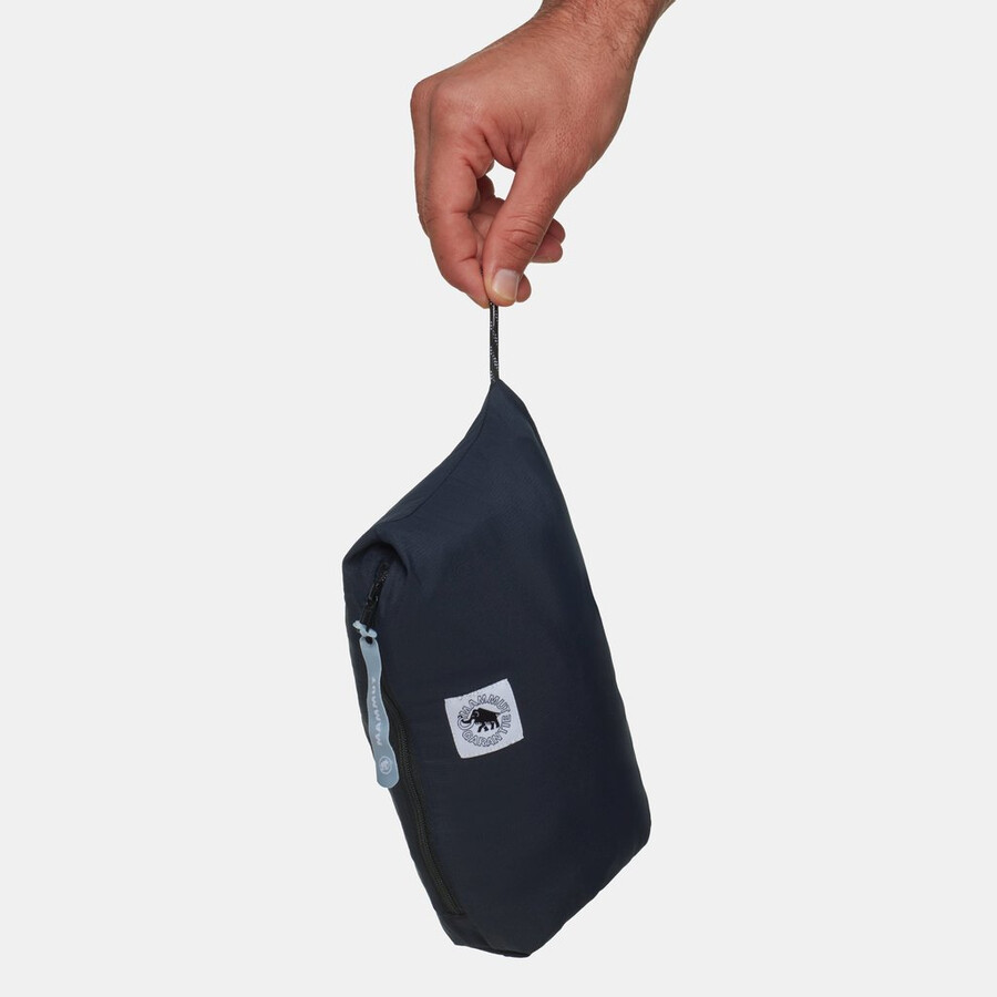 colete híbrido rime light in masculino azul-petróleo escuro e preto.