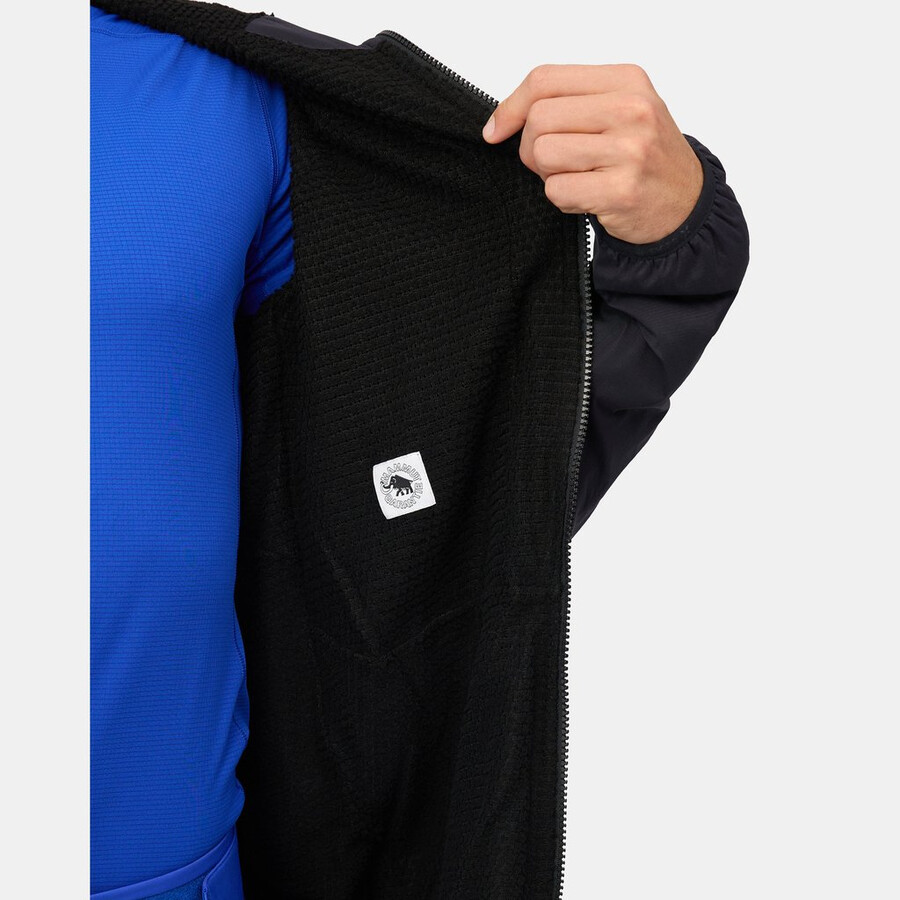 jaqueta com capuz eiger nordwand in flex air masculina preta