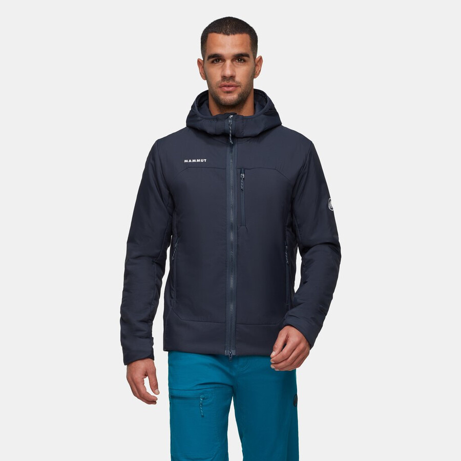 jaqueta com capuz rime in masculina cor prata sálvia