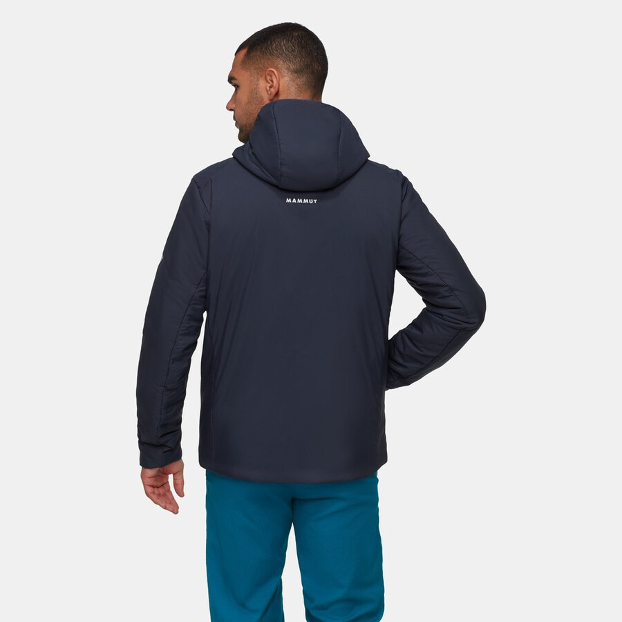 jaqueta com capuz rime in masculina cor prata sálvia