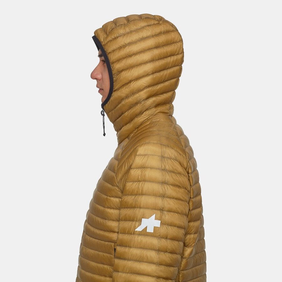 jaqueta com capuz assos x mammut aenergy in masculina natural-marrom-bege